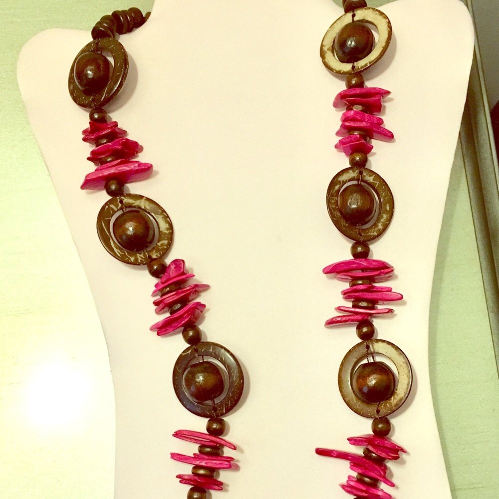 Wooden necklace
